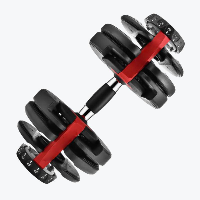Bundle: Set of Dumbbells (5 - 52.5 lbs) & Bench