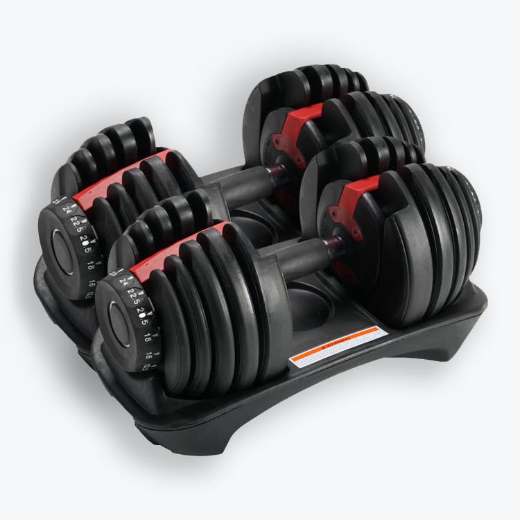Bundle: Set of Dumbbells (5 - 52.5 lbs) & Bench